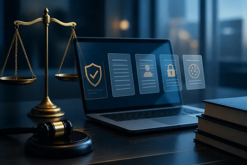 ¿Qué textos legales debe incluir la página web de una empresa?
